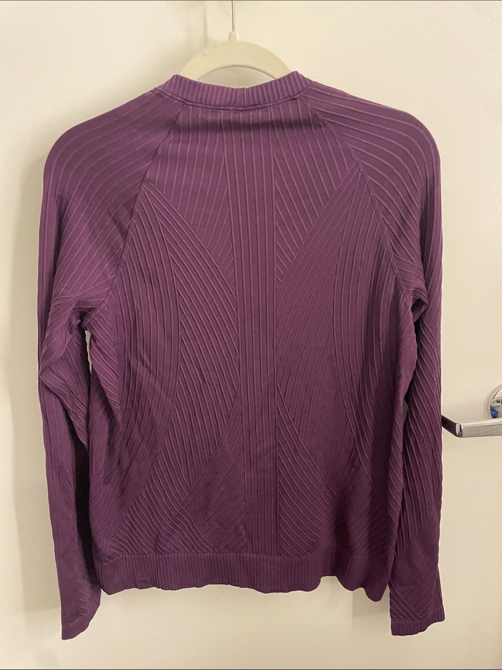 lululemon athletica Plum Ribbed Crewneck Sweater - Picture 3 of 4